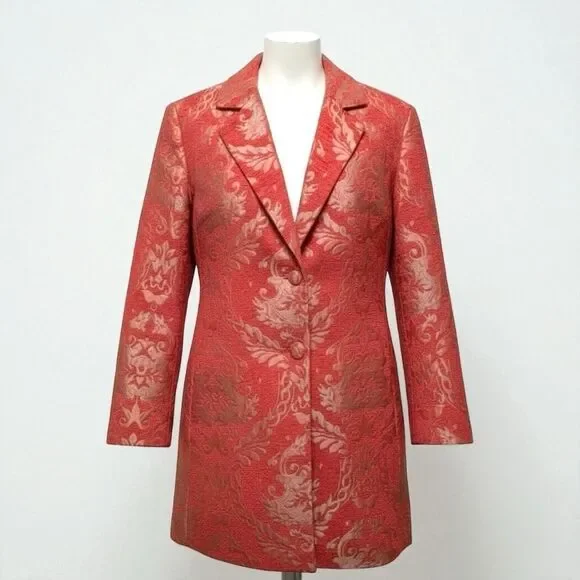 VENUS Brocade Jacquard Barbie Pink Blazer - Picture 7 of 7